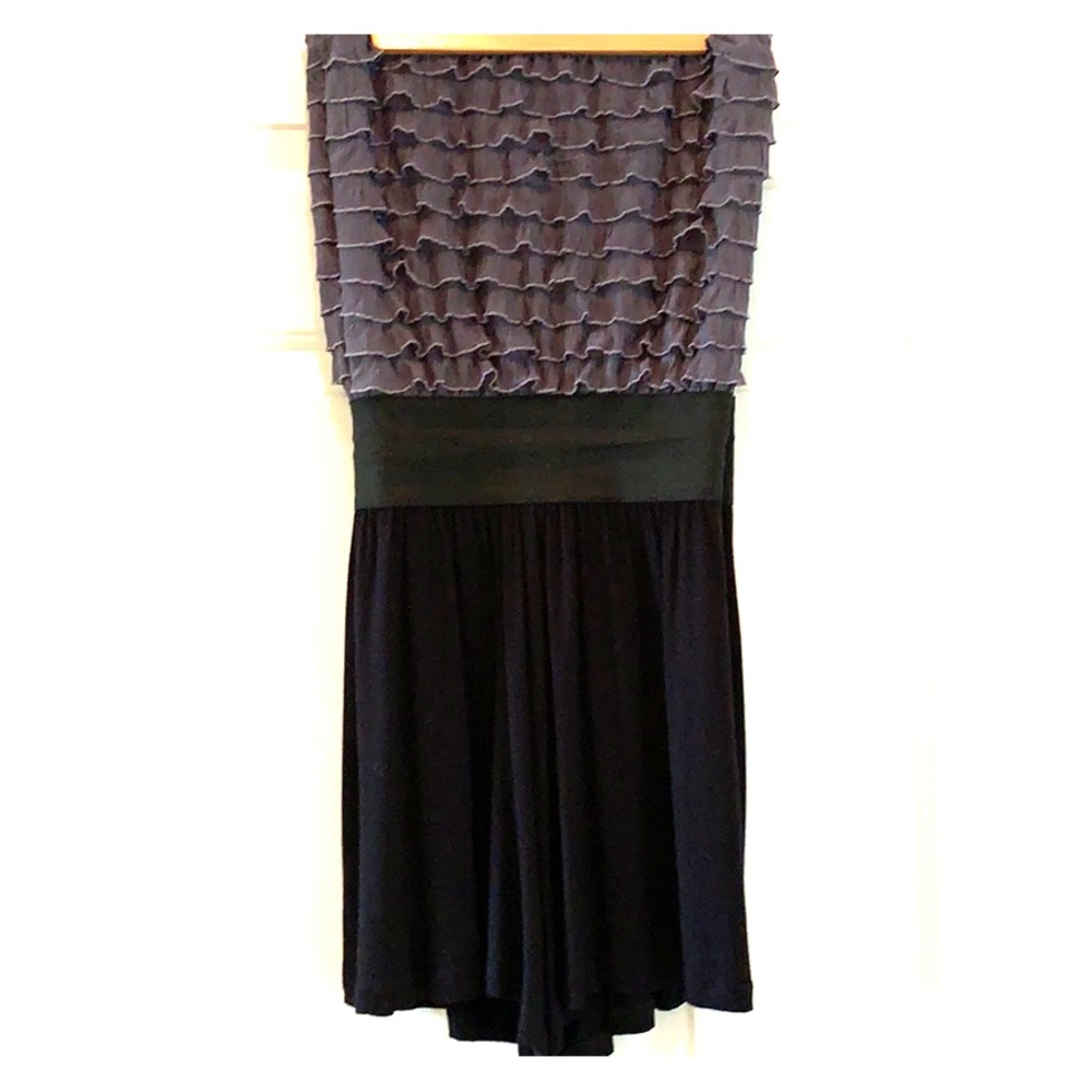 Julie’s Closet Grey and Black Romper